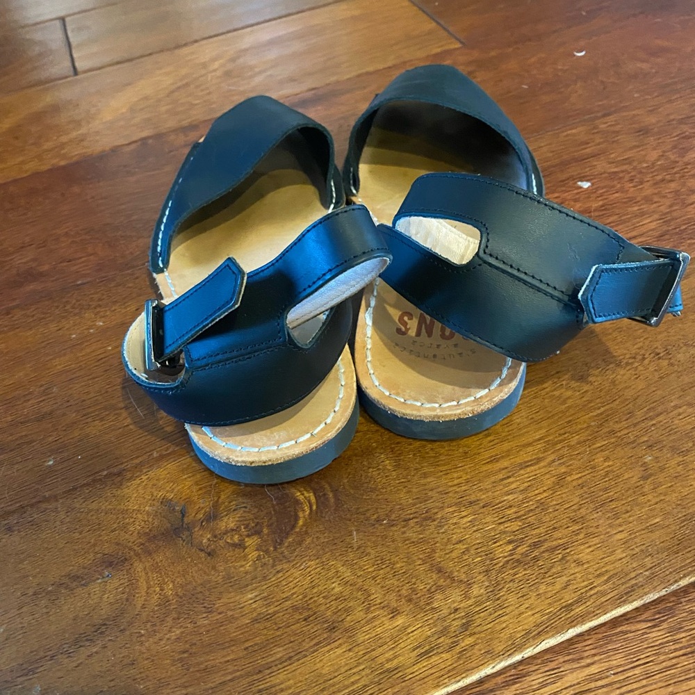 Black Ankle Strap Pons Avarca - Picture 4 of 7